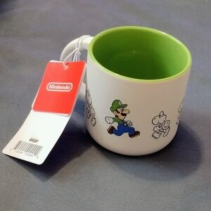 Nintendo Luigi Character Mug with Green Interior